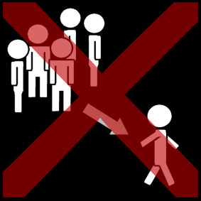groupe: ne pas rester ensemble